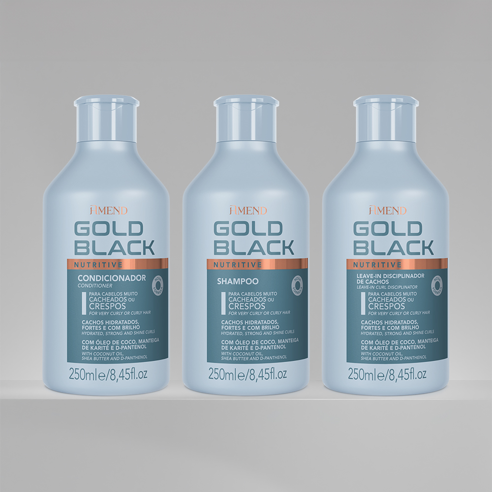 Kit Gold Black Nutritive | 3 produtos